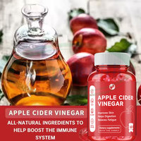 Ausreson OEM Marque Privée Bio Céto ACV Gommes Vitaminées Halal Ventre Plat Amincissant Cheveux Vinaigre de Cidre Gommes