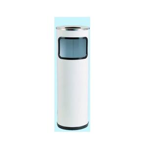 Cestino Portacenere Bianco 710 in Alluminio per Esterni e Interni - Product Image 1