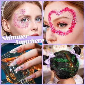 Wholesale Bulk Custom Holographic Polyester Chunky Glitter for Christmas Decorations Crafts Tumbler Face and Cosmetic Use - Product Image 6