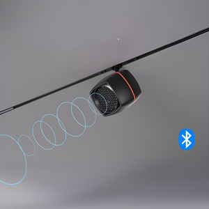 베스트셀러 10W 각도 조절 5mm 채널 트랙 조명 LED 블루투스 스피커 실내 레일형 무선 서브우퍼 - Product Image 2