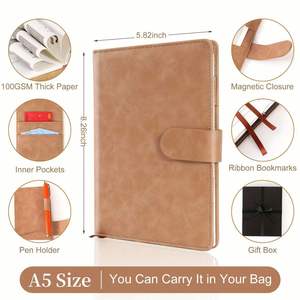 Custom Daily Ultra <b>Thick</b> Hardcover Leather Prayer Journal A5 <b>Notebook</b> Thread Sewn 80 Sheets - Product Image 2
