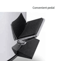 Poubelle à pédale en acier inoxydable pour la maison, la cuisine, 3L 5L, vente chaude
