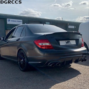 For C-Class W204 4Door C74 Style Carbon Fiber Rear Spoiler Trunk Wing 2007-2014 Carbon Fiber - Product Image 2