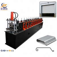 Máquina Automática de Conformación de Rollos para Puertas Enrollables, Línea de Producción de Lamas de Acero con Control PLC y Motor Siemens