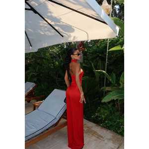 Ensemble de pantalon rouge pour femmes - Product Image 1