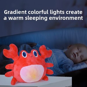 Doudou apaisant <span class=keywords><strong>pour</strong></span> bébé, jouet éducatif en velours avec musique de <span class=keywords><strong>berceuse</strong></span> et rembourrage en coton, <span class=keywords><strong>pour</strong></span> 0-24 mois - Product Image 3