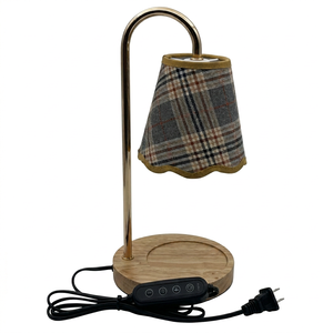 Minimalist Brass Desk Lamp With Adjustable Arm Warm White For <b>Bedroom</b> 2700K 25000hrs Lifespan - Product Image 1