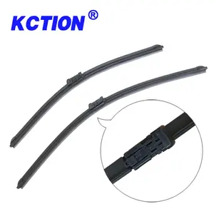 Kction K-218 Thiết Bị Ban Đầu Push Button Adapter B5 Không Khung Mềm Lưỡi Gạt Nước Phía Trước Phẳng Thay Thế Lưỡi Gạt Nước