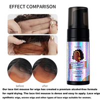 Mousse Teintante ODM en Gros pour Perruques et Frontaux, Mousse Teintante pour Dentelle 100ML, Teinture Permanente à Séchage Rapide