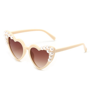 Fashion Heart Kids Sunglasses Children Retro Cute Pink Cartoon Sun <strong>Glasses</strong> <strong>Frame</strong> Girls Boys <strong>Baby</strong> Sunglasses UV400 Eyewear - Product Image 1