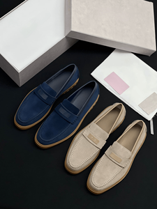 Zapatos Jimmy de Alta Calidad para Mujer, Hechos de Cuero de Gamuza de Alta Calidad con un Diseño de Una Sola Pieza Antideslizante - Product Image 1