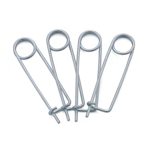 2mm - 8mm Goupilles de verrouillage fendues de sécurité en acier à ressort Goupilles fendues à ressort Goupilles de circlip - Product Image 1