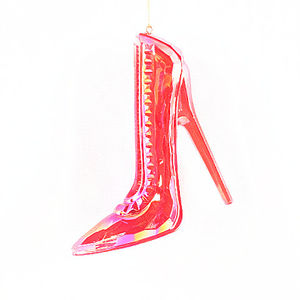 Mini Escarpins Chaussures de Princesse pour Décoration à Suspendre au Sapin de Noël - Product Image 1