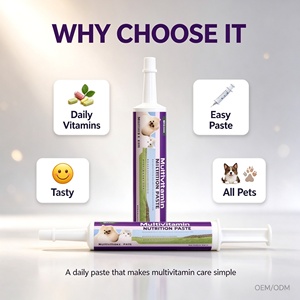 <span class=keywords><strong>Pasta</strong></span> Multivitaminica OEM ODM per Cani e Gatti, Integratore di Vitamine e Minerali 120g, Etichetta Privata, Formula Personalizzata - Product Image 4