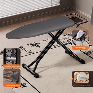 Large Size High-end Modern Metal <strong>Ironing</strong> Rack Foldable X-shaped <strong>Ironing</strong> <strong>Board</strong> Steel Tube Stand Pull-out Function Clothes <strong>Hanger</strong> - Product Image 3