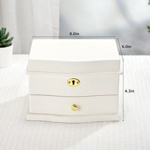 กล่องใส่เครื่องประดับไม้ 2 ชั้น ดีไซน์ใหม่ สำหรับเด็ก รูปนักบัลเลต์ - Product Image 5