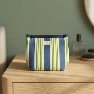 Pochette zippée géométrique multicolore de qualité supérieure, écologique, quatre saisons, mode, faite à la main pour femmes, Kapadavala - Product Image 2