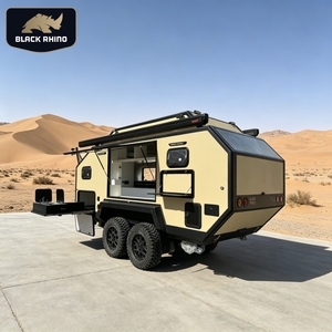 Caravane tout-terrain à double essieu, capacité 6 personnes, avec toilettes et grand rangement, pour le marché italien - Product Image 1