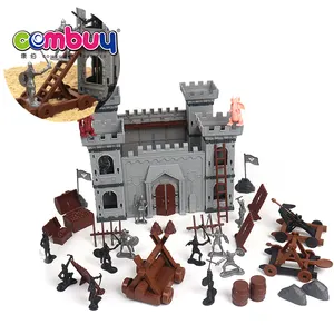 Classic castle set kids play small army soldiers toys