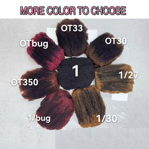 Cheveux humains 100% purs Afro Kinky en vrac pour les tresses, les micro-locs, extensions de cheveux humains - Product Image 6