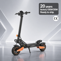 Scooter Eléctrico Todoterreno de Doble Motor, 1000W, Plegable, de Fábrica Profesional China, Económico, Disponible en Almacenes de la UE y EE. UU.