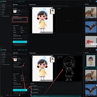 El IA genera automáticamente materiales de programa de animación láser en formato ILDA con una imagen y una oración para el software Pangolin
