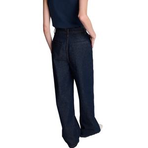 Nuevos Jeans de Mezclilla de Pierna Ancha y Talle Alto para Mujer, Lavado Índigo, Estilo Baggy, Pantalones Tipo Mom - Product Image 2