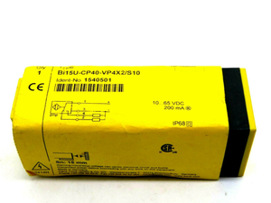 BI15U-CP40-VP4X2-H1141 - เซ็นเซอร์ตรวจจับโลหะ/สวิตช์เอาต์พุต 15 มม. เซ็นเซอร์วัดระยะใกล้โลหะแบบอินดักทีฟ - Product Image 6