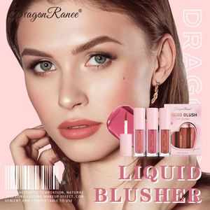 Nouveau Dragon 3 pièces réparateur légèrement ivre Fine anti-transpiration éclaircissant paresseux <span class=keywords><strong>Blush</strong></span> liquide rouge à lèvres <span class=keywords><strong>eau</strong></span> - Product Image 3