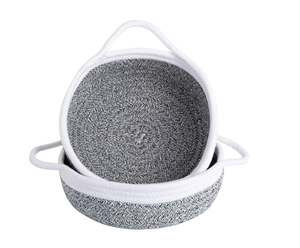 Cesta de almacenamiento tejida hecha a mano - Product Image 1