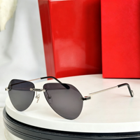 Lunettes de soleil aviateur rétro en métal polarisées UV400, monture intégrale carrée dorée unisexe, nouvelle collection avancée Tac Sense Toad