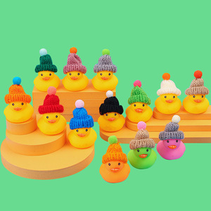 OEM Tùy Chỉnh Thiết Kế In Logo Vui Nổi Bé Tắm Đồ Chơi Số Lượng Lớn Colourful Mini Mềm Cao Su Vịt - Product Image 2