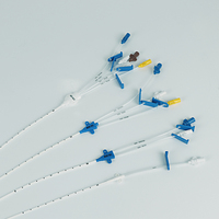 Kit de cathéter veineux central stérile vétérinaire à lumière simple, double ou triple pour la chirurgie en soins intensifs animaux et l'infusion à long terme