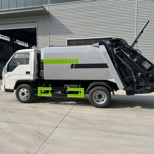 Camionnette à benne basculante diesel <span class=keywords><strong>4x4</strong></span> en gros d'usine, <span class=keywords><strong>occasion</strong></span>, vente de déchets, 115KW 148KW 5.8CBM, mini compacteur à déchets diesel pour Foton - Product Image 2