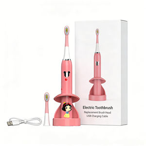 <span class=keywords><strong>Brosse</strong></span> à dents électrique pour enfants, 650mAh, Lithium polymère, charge sans fil, étanche IPX7, 3 modes pour le nettoyage des dents - Product Image 1