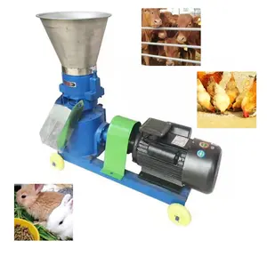 Small Mini Poultry Animal Chicken Feed Pellet Machine Wood Biomass Stove Pellets Making Pellet Animal Machine Price