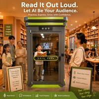 Bilik Baca Audio Perpustakaan Pintar |   Stasiun Rekital Klasik Kedap Suara |   Kios Pod Belajar Terpadu