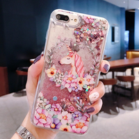 Coque de téléphone à paillettes 3D brillante coque personnalisée avec sable clignotant liquide dynamique et doux pour Samsung S21 coque de téléphone portable bling