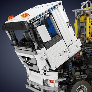 19003 Electric Pneumatic Trucks Benka Children's Educational ABS <b>Plastic</b> 40-Piece Building <b>Block</b> Toy for Ages 8-13 Birthday Gift - Product Image 3