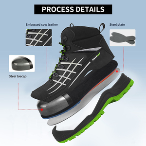 Vaultex - <span class=keywords><strong>Botas</strong></span> de Seguridad Industriales Anti-aplastamiento con Suela de PU, Zapatos de Seguridad, <span class=keywords><strong>Botas</strong></span> de Trabajo, Zapatos de Seguridad - Product Image 3