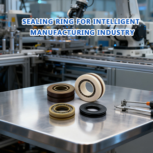 Guarnizione Idraulica per Stelo del Pistone con Molla, Alta Tenuta Meccanica in Plastica - Product Image 3