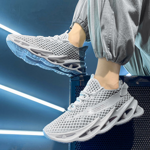 Zapatos Deportivos Casuales para Hombre con Suela Acolchada de EVA, Ligeros, con Cordones, Antideslizantes, con Parte Superior de Tela Resistente al Desgaste para Caminar - Product Image 6