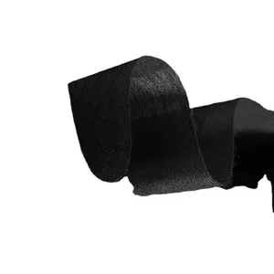 活性炭不織布の黒色高温環境に優しいフィルター生地メディアロール