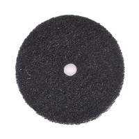 Pad Pembersih dan Pemoles Lantai Marmer Warna Merah Hitam Putih dari Bahan Nylon, Ukuran 17 inci-21 inci