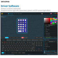 Kit de clavier mécanique personnalisé à échange à chaud, pavé numérique USB, GK21S GK21