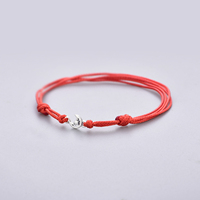 Bracelet en argent 925 avec ruban multicolore réglable, perles en forme de lune et d'étoile, pour femmes, filles, épouses, unisexe, bracelet tressé