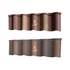 Matériaux <span class=keywords><strong>de</strong></span> construction modernes européens Tuiles <span class=keywords><strong>de</strong></span> <span class=keywords><strong>toit</strong></span> en métal orange Feuilles <span class=keywords><strong>de</strong></span> toiture en acier revêtues <span class=keywords><strong>de</strong></span> pierre ondulées pour l'Amérique - Product Image 6