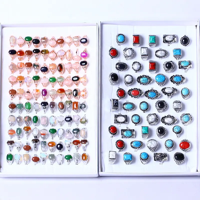 Anel de cristal de moda anéis, cristais, cura, pedras, anéis