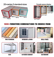 Cammi House – Conteneur mobile modulaire préfabriqué pour salle de sport, rangement fitness, design respirant pour chambre, bureau, atelier