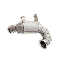 Tuyau catalytique avant à flux d'air amélioré pour Mercedes W177 A45s A45 CLA45 AMG Euro 6B Power Tuning